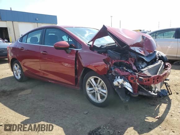 2017 Chevrolet Cruze LT with VIN 1G1BE5SM1H7130100, listed as a Copart auction lot 70006095 with 78,778 mi miles and Non repairable. Bid and sale history available at DreamBid. Image 4.