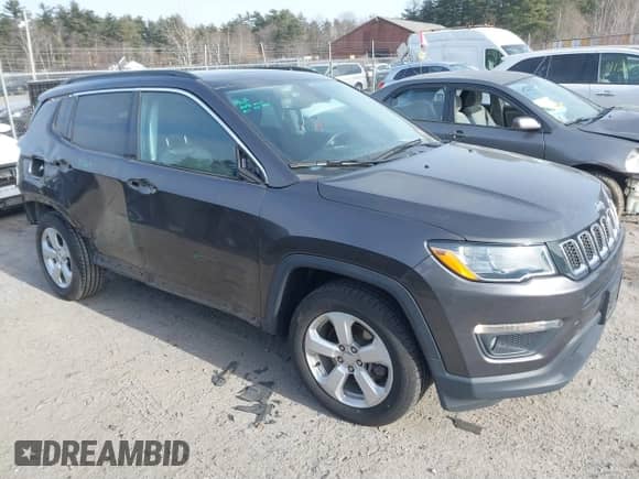 2020 Jeep Compass Latitude with VIN 3C4NJCBB9LT130367, listed as a IAAI auction lot 41268917 with 44,892 mi miles and . Bid and sale history available at DreamBid. Image 13.