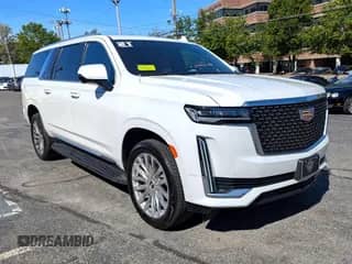 2021 Cadillac Escalade ESV Premium Luxury с VIN 1GYS4KKL7MR424XXX, выставлен на аукционе Copart как лот 59819975 с пробегом 43 652 миль миль и Чистый • Clean title. История ставок и продаж доступна на DreamBid. Изображение 1.