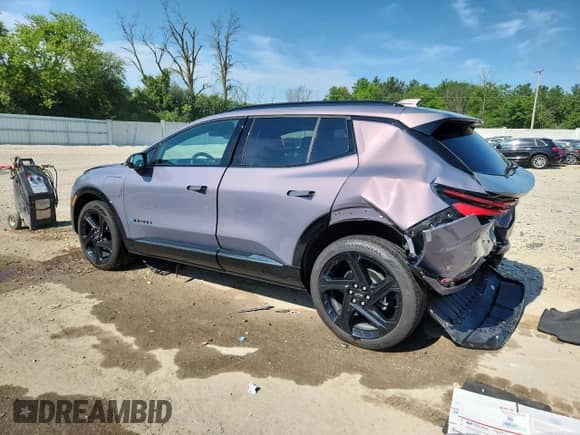 2024 Chevrolet Equinox EV RS с VIN 3GN7DSRP3RS286826, выставлен на аукционе Copart как лот 63309685 с пробегом 6 119 миль миль и Списание • Salvage title. История ставок и продаж доступна на DreamBid. Изображение 2.