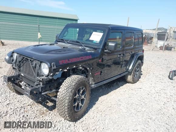 2021 Jeep Wrangler Unlimited Rubicon with VIN 1C4HJXFN5MW550311, listed as a IAAI auction lot 43233853 with 73,508 mi miles and . Bid and sale history available at DreamBid. Image 18.