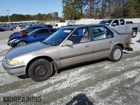 1991 Honda Accord LX z VIN JHMCB765XMC099044, wystawiony jako Copart lot #42520935 z przebiegiem 165 870 mil mil oraz Szkoda całkowita • Salvage title. Historia ofert i sprzedaży dostępna na DreamBid. Obrazek 1.