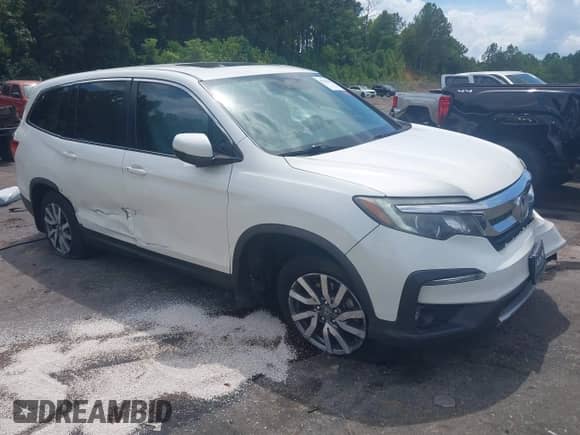 2019 Honda Pilot EX-L z VIN 5FNYF5H51KB008630, wystawiony jako IAAI lot #42966581 z przebiegiem 182 416 mil mil oraz . Historia ofert i sprzedaży dostępna na DreamBid. Obrazek 1.