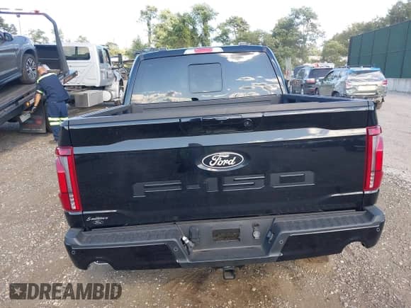 2025 Ford F-150 Lariat with VIN 1FTFW5LD6SFA81963, listed as a IAAI auction lot 43011535 with 5,087 mi miles and . Bid and sale history available at DreamBid. Image 16.