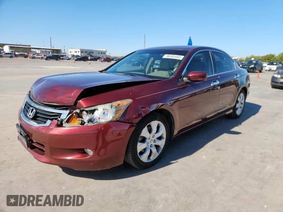 2009 Honda Accord EX-L with VIN 1HGCP36819A032357, listed as a Copart auction lot 90385485 with 217,826 mi miles and Clean title. Bid and sale history available at DreamBid. Image 1.