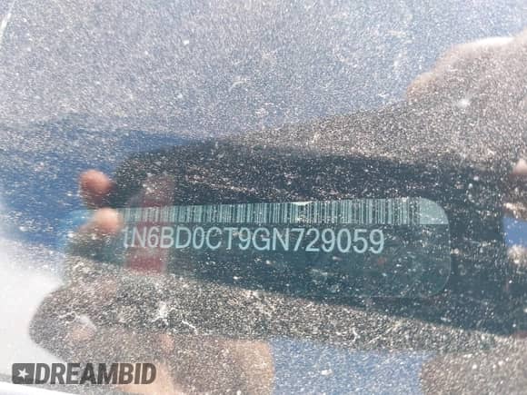 2016 Nissan Frontier S с VIN 1N6BD0CT9GN729059, выставлен на аукционе IAAI как лот 42605461 с пробегом 104 496 миль миль и . История ставок и продаж доступна на DreamBid. Изображение 9.