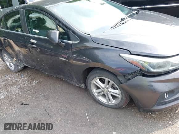 2017 Chevrolet Cruze LT with VIN 1G1BE5SM0H7264340, listed as a IAAI auction lot 42755540 with Not provided miles and . Bid and sale history available at DreamBid. Image 6.