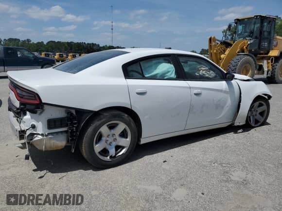 2023 Dodge Charger Police z VIN 2C3CDXAT5PH595165, wystawiony jako Copart lot #51896575 z przebiegiem 6 490 mil mil oraz Szkoda całkowita • Salvage title. Historia ofert i sprzedaży dostępna na DreamBid. Obrazek 3.