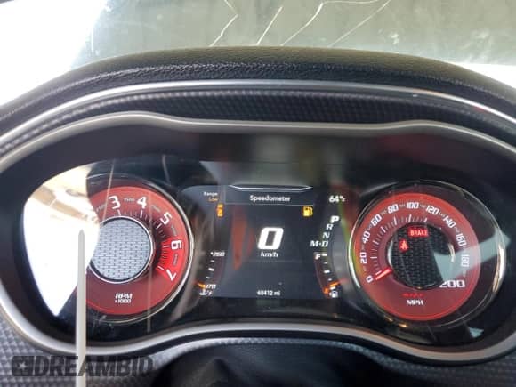 2018 Dodge Challenger SRT Hellcat with VIN 2C3CDZC9XJH154474, listed as a Copart auction lot 61215205 with 68,412 mi miles and Salvage title. Bid and sale history available at DreamBid. Image 9.