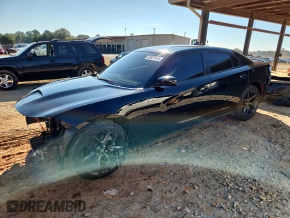 2022 Dodge Charger R/T with VIN 2C3CDXCT1NH244456, listed as a Copart auction lot 83927945 with 55,922 mi miles and Salvage title. Bid and sale history available at DreamBid. Image 1.