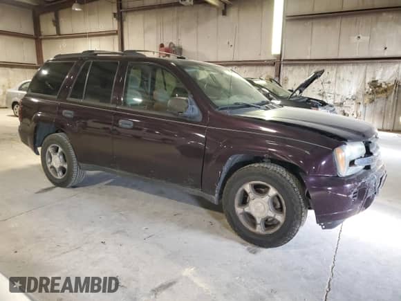 2008 Chevrolet TrailBlazer Fleet 2FL with VIN 1GNDT13S782120803, listed as a Copart auction lot 80735455 with 94,144 mi miles and Salvage title. Bid and sale history available at DreamBid. Image 4.