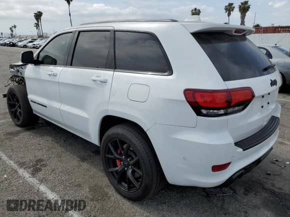 2020 Jeep Grand Cherokee SRT with VIN 1C4RJFDJ1LC366188, listed as a Copart auction lot 55695765 with 35,302 mi miles and Salvage title. Bid and sale history available at DreamBid. Image 2.