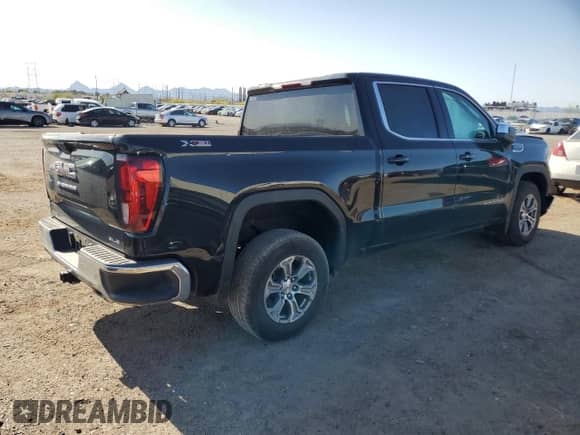 2023 GMC Sierra 1500 SLE with VIN 3GTUUBED7PG271544, listed as a Copart auction lot 51834025 with 38,205 mi miles and Salvage title. Bid and sale history available at DreamBid. Image 3.