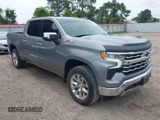 2023 Chevrolet Silverado 1500 LTZ with VIN 3GCUDGE80PG131948, listed as a IAAI auction lot 42328660 with 23,040 mi miles and . Bid and sale history available at DreamBid. Image 1.