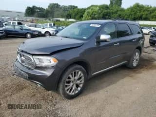 2014 Dodge Durango Citadel z VIN 1C4SDJET6EC391134, wystawiony jako Copart lot #66751235 z przebiegiem 220 341 mil mil oraz Czysty tytuł • Clean title. Historia ofert i sprzedaży dostępna na DreamBid. Obrazek 1.