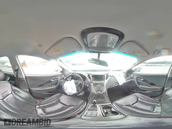 2014 Hyundai Azera с VIN KMHFG4JG0EA355997, выставлен на аукционе Copart как лот 59851335 с пробегом Не указан миль и Списание • Salvage title. История ставок и продаж доступна на DreamBid. Изображение 15.