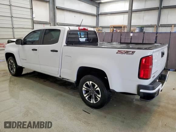 2021 Chevrolet Colorado 4WD Z71 with VIN 1GCGTDEN2M1270008, listed as a Copart auction lot 61052215 with 73,682 mi miles and Clean title. Bid and sale history available at DreamBid. Image 2.