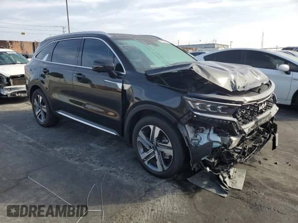 2022 Kia Sorento SX Prestige with VIN KNDRMDLHXN5122816, listed as a Copart auction lot 75772694 with 56,456 mi miles and Salvage title. Bid and sale history available at DreamBid. Image 4.