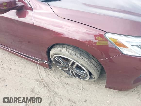 2016 Honda Accord Touring with VIN 1HGCR3F96GA013805, listed as a IAAI auction lot 43243827 with 50,037 mi miles and . Bid and sale history available at DreamBid. Image 6.