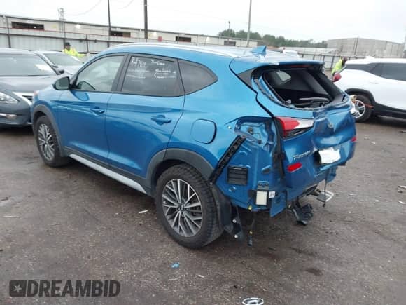 2021 Hyundai Tucson Limited z VIN KM8J33AL7MU284808, wystawiony jako IAAI lot #41330619 z przebiegiem 59 700 mil mil oraz . Historia ofert i sprzedaży dostępna na DreamBid. Obrazek 3.