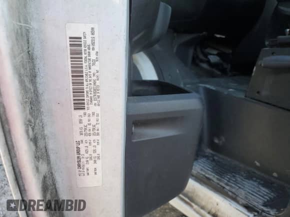 2014 Ram ProMaster Cargo with VIN 3C6TRVBG8EE104641, listed as a Copart auction lot 87624125 with Not provided miles and Clean title. Bid and sale history available at DreamBid. Image 12.