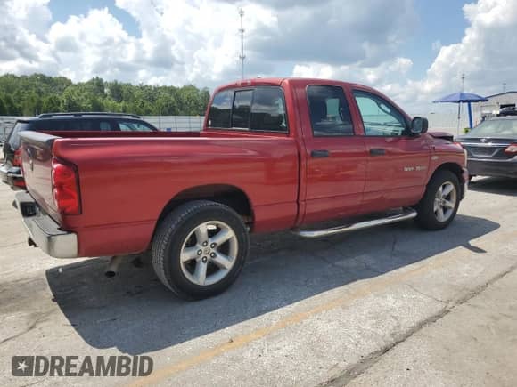 2007 Dodge 1500 SLT with VIN 1D7HA18217S274713, listed as a Copart auction lot 65199755 with 199,484 mi miles and Salvage title. Bid and sale history available at DreamBid. Image 3.