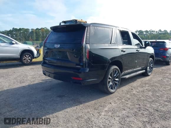 2023 Cadillac Escalade 4WD Sport with VIN 1GYS4EKL8PR484288, listed as a IAAI auction lot 43212839 with Not provided miles and . Bid and sale history available at DreamBid. Image 4.