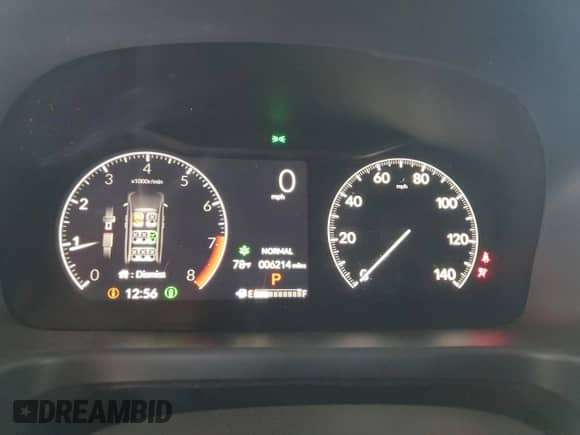 2025 Honda Odyssey Sport-L with VIN 5FNRL6H73SB073824, listed as a Copart auction lot 70314505 with 6,214 mi miles and Salvage title. Bid and sale history available at DreamBid. Image 9.