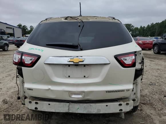 2015 Chevrolet Traverse LT with VIN 1GNKVHKD8FJ266238, listed as a Copart auction lot 69826325 with 130,398 mi miles and Clean title. Bid and sale history available at DreamBid. Image 6.