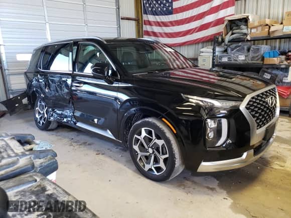 2021 Hyundai Palisade Calligraphy with VIN KM8R7DHE8MU280979, listed as a Copart auction lot 40269054 with 41,843 mi miles and . Bid and sale history available at DreamBid. Image 4.