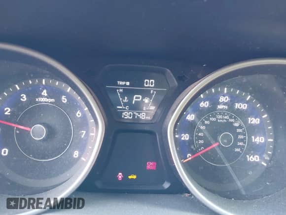 2015 Hyundai Elantra SE z VIN 5NPDH4AE4FH615819, wystawiony jako IAAI lot #43200929 z przebiegiem 190 748 mil mil oraz . Historia ofert i sprzedaży dostępna na DreamBid. Obrazek 7.