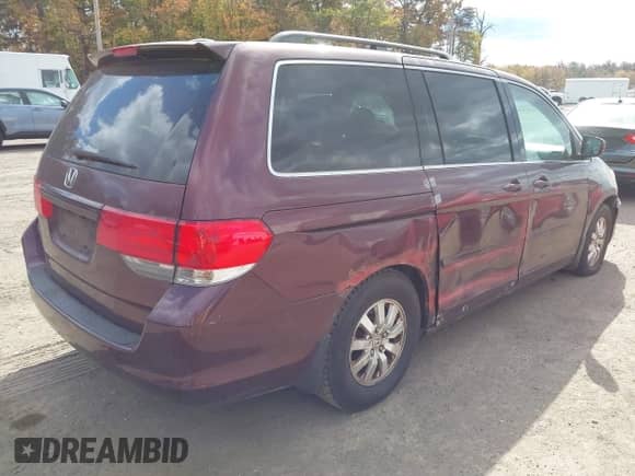 2008 Honda Odyssey EX-L with VIN 5FNRL38658B063312, listed as a IAAI auction lot 43532711 with 150,778 mi miles and . Bid and sale history available at DreamBid. Image 4.