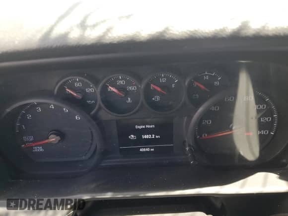 2022 Chevrolet Silverado 1500 Custom with VIN 3GCPABEK9NG537647, listed as a Copart auction lot 66660225 with 40,840 mi miles and Salvage title. Bid and sale history available at DreamBid. Image 9.
