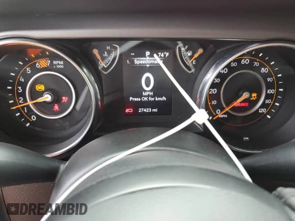 2022 Jeep Wrangler Willys z VIN 1C4GJXAN3NW145634, wystawiony jako Copart lot #78848494 z przebiegiem 27 423 mil mil oraz Nie do naprawy • Non repairable. Historia ofert i sprzedaży dostępna na DreamBid. Obrazek 9.