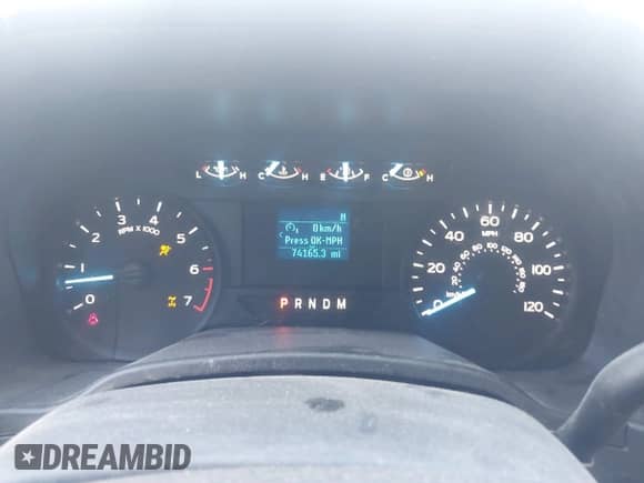 2020 Ford F-150 XL with VIN 1FTFX1E43LFA58449, listed as a IAAI auction lot 41769410 with 74,165 mi miles and . Bid and sale history available at DreamBid. Image 7.