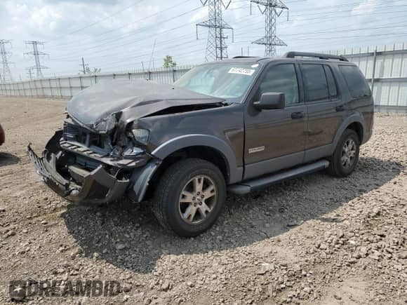 2006 Ford Explorer XLT z VIN 1FMEU73846UA73650, wystawiony jako Copart lot #67742755 z przebiegiem Nie podano mil oraz Szkoda całkowita • Salvage title. Historia ofert i sprzedaży dostępna na DreamBid. Obrazek 1.