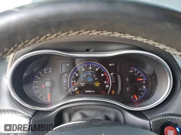 2019 Jeep Grand Cherokee SRT with VIN 1C4RJFDJ0KC629446, listed as a Copart auction lot 66654775 with 65,663 mi miles and Salvage title. Bid and sale history available at DreamBid. Image 9.