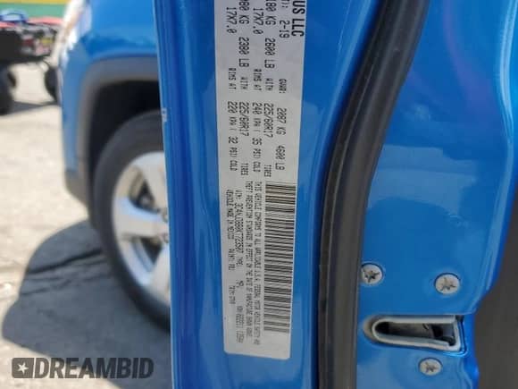 2019 Jeep Compass Latitude с VIN 3C4NJDBB0KT723507, выставлен на аукционе Copart как лот 63998115 с пробегом 76 648 миль миль и Списание • Salvage title. История ставок и продаж доступна на DreamBid. Изображение 12.