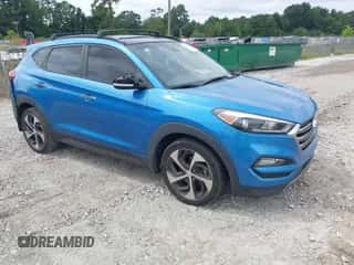 2016 Hyundai Tucson Limited with VIN KM8J33A20GU226308, listed as a IAAI auction lot 43036534 with 70,753 mi miles and . Bid and sale history available at DreamBid. Image 1.