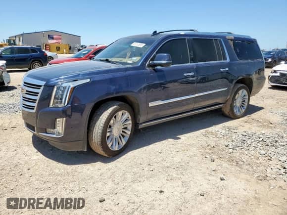 2018 Cadillac Escalade ESV Platinum с VIN 1GYS4KKJ9JR176776, выставлен на аукционе Copart как лот 65203895 с пробегом 109 435 миль миль и Чистый • Clean title. История ставок и продаж доступна на DreamBid. Изображение 1.