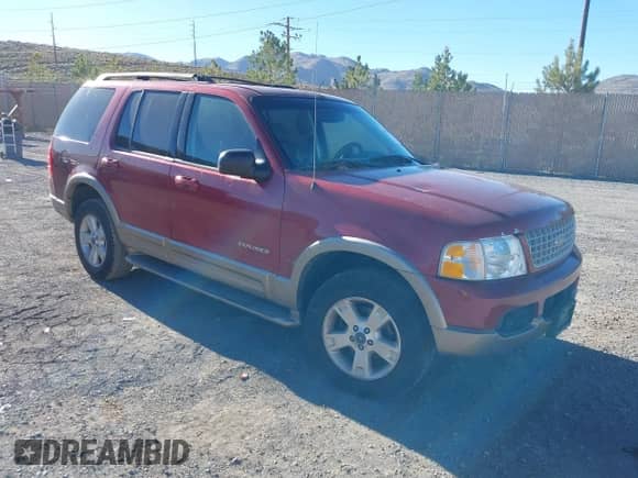 2004 Ford Explorer Eddie Bauer with VIN 1FMDU74K94UA33163, listed as a IAAI auction lot 43458985 with 184,549 mi miles and . Bid and sale history available at DreamBid. Image 1.