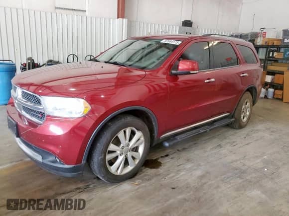 2013 Dodge Durango Crew with VIN 1C4SDHDT8DC590209, listed as a Copart auction lot 83984175 with 147,844 mi miles and Salvage title. Bid and sale history available at DreamBid. Image 1.