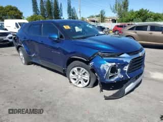 2022 Chevrolet Blazer LT с VIN 3GNKBCR48NS125331, выставлен на аукционе Copart как лот 91179185 с пробегом 52 276 миль миль и Чистый • Clean title. История ставок и продаж доступна на DreamBid. Изображение 4.