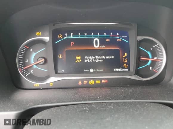 2021 Honda Pilot Black Edition with VIN 5FNYF6H73MB056639, listed as a Copart auction lot 63785295 with 76,092 mi miles and Salvage title. Bid and sale history available at DreamBid. Image 9.