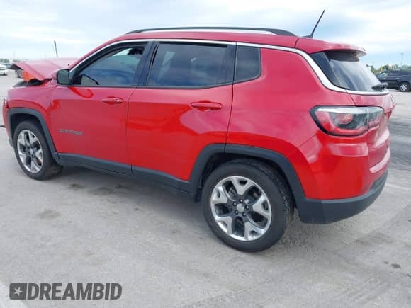 2018 Jeep Compass Limited z VIN 3C4NJCCB7JT406864, wystawiony jako IAAI lot #42209473 z przebiegiem 135 093 mil mil oraz . Historia ofert i sprzedaży dostępna na DreamBid. Obrazek 3.