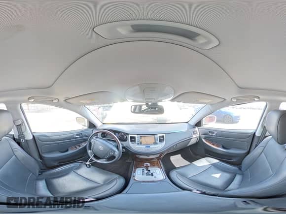 2010 Hyundai Genesis with VIN KMHGC4DF6AU105885, listed as a Copart auction lot 81600135 with 90,109 mi miles and Salvage title. Bid and sale history available at DreamBid. Image 14.