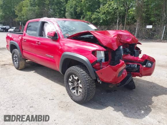 2017 Toyota Tacoma SR5 with VIN 3TMCZ5ANXHM118561, listed as a IAAI auction lot 43051738 with 76,645 mi miles and . Bid and sale history available at DreamBid. Image 1.