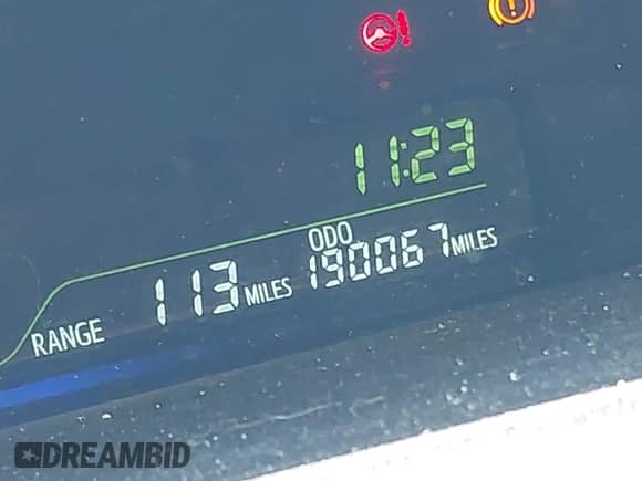 2013 Toyota Prius Two with VIN JTDZN3EU6D3262311, listed as a IAAI auction lot 42534669 with 190,067 mi miles and . Bid and sale history available at DreamBid. Image 15.