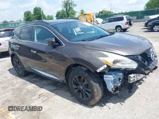 2017 Nissan Murano S with VIN 5N1AZ2MH7HN179962, listed as a IAAI auction lot 42545652 with 83,615 mi miles and . Bid and sale history available at DreamBid. Image 1.