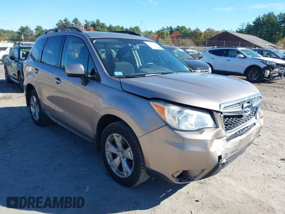 2015 Subaru Forester Premium z VIN JF2SJADC0FH502826, wystawiony jako IAAI lot #43455906 z przebiegiem 109 148 mil mil oraz . Historia ofert i sprzedaży dostępna na DreamBid. Obrazek 1.